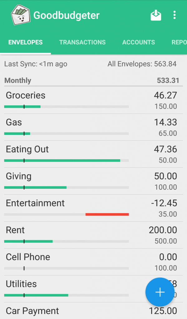 Use Kakeibo with the Goodbudget App