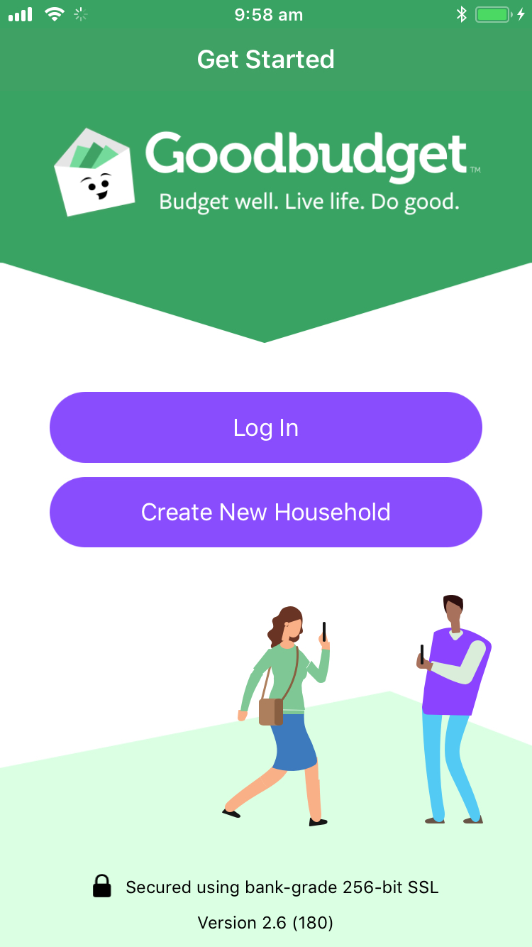 How to Get Started on iPhone Goodbudget